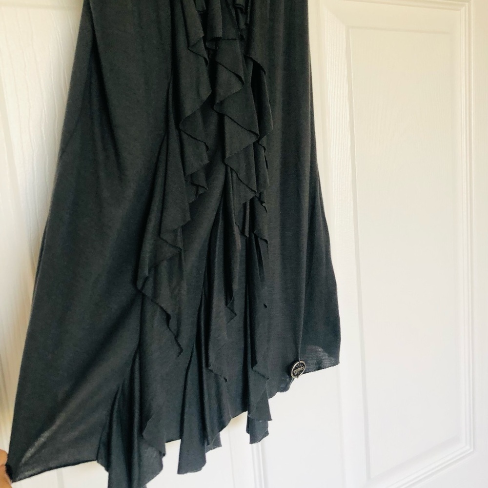 Guess Black Ruffle Tank Top - Picture 2 of 7